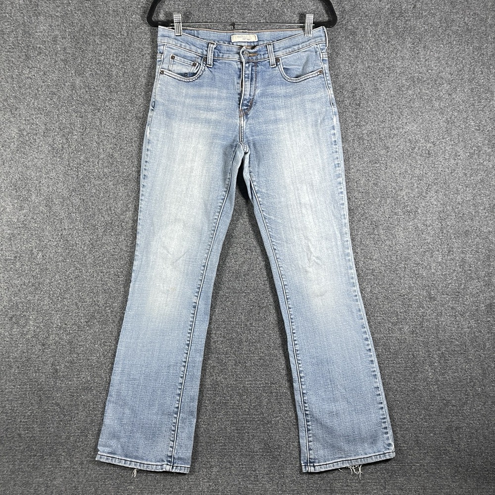 Y2K Levis 515 Blue Boot Cut Jeans Light Wash Womens Size 6 Medium #2580